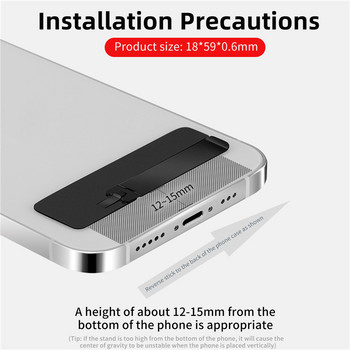 Ултра тънък калъф за мобилен телефон Стойка за държач Хоризонтална вертикална настолна стойка Аксесоари за iPhone Xiaomi Samsung Galaxy S22 S21
