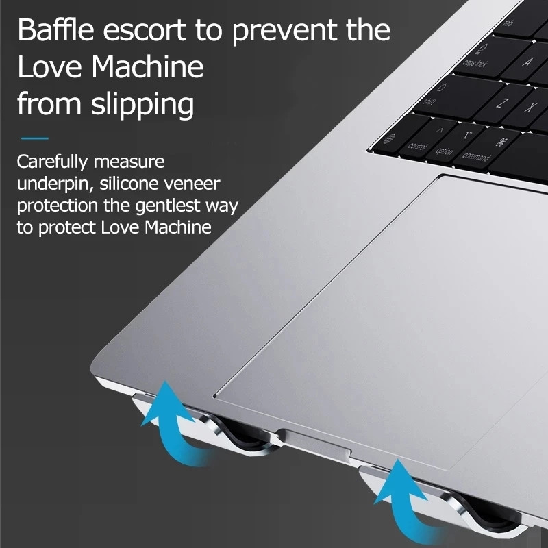 Prijenosno postolje za ventilator za prijenosno računalo od aluminijske legure Dvostruki USB hladnjak Sklopivo postolje za hlađenje Tiho postolje za prijenosno računalo s kutijom za pakiranje