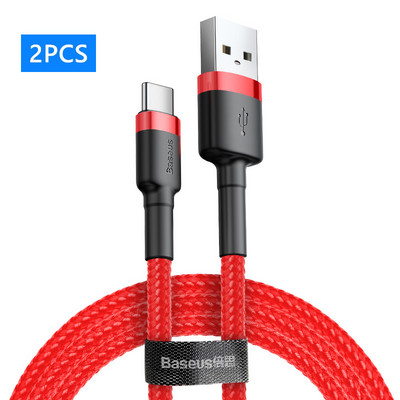 Baseus 2/5PCS Καλώδιο USB Type C για Samsung S10 S9 Γρήγορη φόρτιση 3.0 Καλώδιο USB C Fast Charger for Huawei P30 Xiaomi Charger Wire