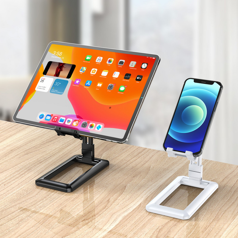 Stolni mobilni telefon, sklopivi stalak za tablet telefon za iPhone 13 Pro Max, iPad, stolni držač, podesivi stolni nosač, stalak za mobitel