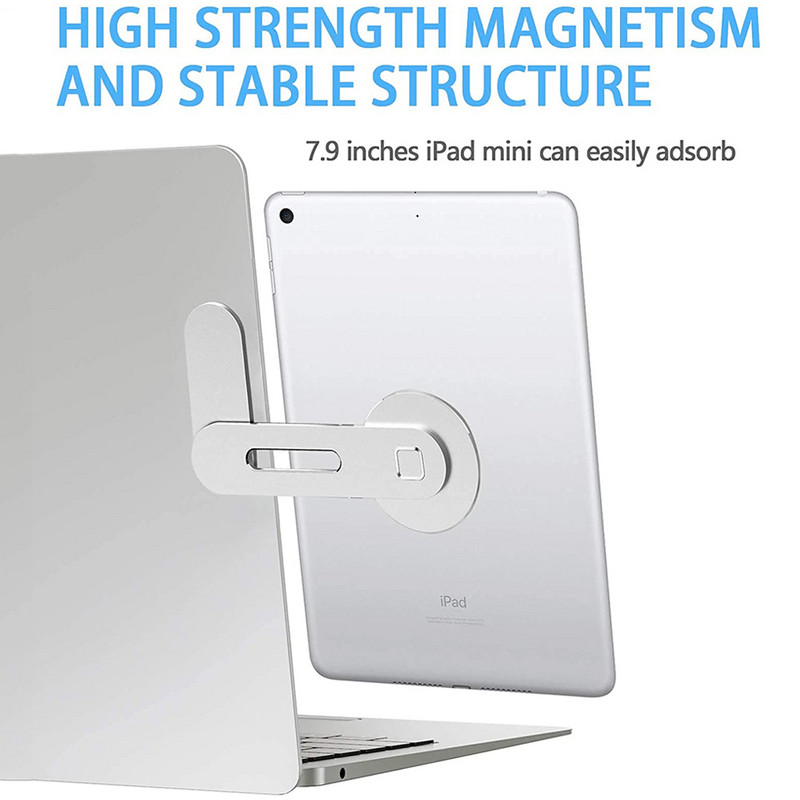 Mágneses telefontartó iPhone 13 Pro Max készülékhez fém laptop telefonállvány iPhone 13 tartóhoz oldalra szerelhető táblagép Mac könyvtartóhoz