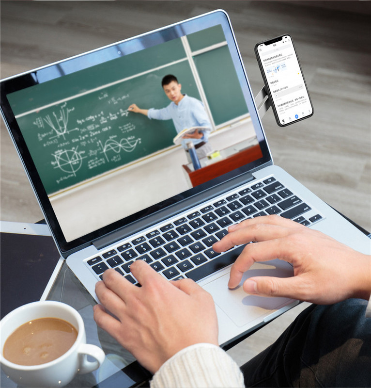 Mobiliojo telefono laikiklis nešiojamojo kompiuterio šoninio laikiklio prijungimo planšetinio kompiuterio laikiklis skirtas iPhone 13 tvirtam magnetiniam laikikliui, reguliuojamas mobiliojo telefono laikiklis