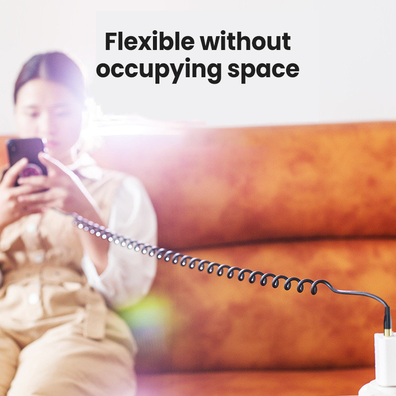 Καλώδιο ταχείας φόρτισης ελατηρίου 5A USB Type C για Huawei Micro USB C Καλώδιο φορτιστή 8 ακίδων για iPhone 13 12 11 Xiaomi QC3.0 Tipo C Cord