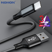 Καλώδιο USB Type C για Samsung A50 S10 S9 Quick Charge 3.0 Καλώδιο USB C για Xiaomi Mi 9 Type-C Γρήγορη φόρτιση Μακρύ κοντό καλώδιο 2m 3m