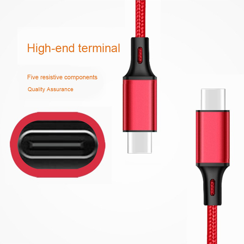 Καλώδιο USB Type C για Samsung A50 S10 S9 Quick Charge 3.0 Καλώδιο USB C για Xiaomi Mi 9 Type-C Γρήγορη φόρτιση Μακρύ κοντό καλώδιο 2m 3m