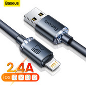Baseus USB kabel za iPhone 14 13 12 Pro Max X XR XS 8 7 6s 6 iPad Punjač za brzo punjenje podataka USB žičani kabel Kabeli za mobilne telefone