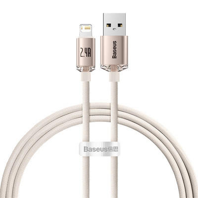 Baseus USB kabel za iPhone 14 13 12 Pro Max X XR XS 8 7 6s 6 iPad Punjač za brzo punjenje podataka USB žičani kabel Kabeli za mobilne telefone