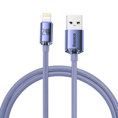 Baseus USB kabel za iPhone 14 13 12 Pro Max X XR XS 8 7 6s 6 iPad Punjač za brzo punjenje podataka USB žičani kabel Kabeli za mobilne telefone