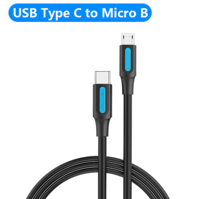 C tipo ventiliacijos į mikro USB laidas Greitas USB tipo C adapteris, skirtas Samsung Huawei Xiaomi MacBook Pro OTG mobiliojo telefono mikro USB laidas