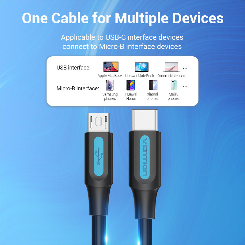 C tipo ventiliacijos į mikro USB laidas Greitas USB tipo C adapteris, skirtas Samsung Huawei Xiaomi MacBook Pro OTG mobiliojo telefono mikro USB laidas