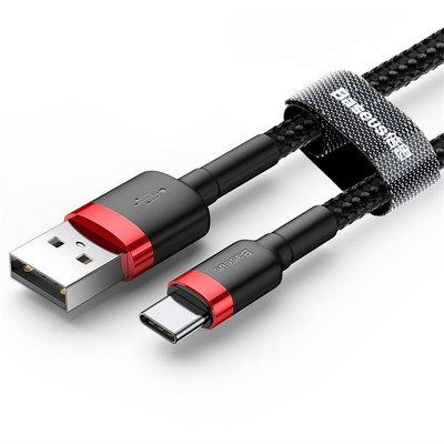 Καλώδιο Baseus Type C για Samsung S20 S22 Quick Charge 3.0 Cable USB C Fast Charger for Huawei P50 Xiaomi Mi 8 USB-C Charger Wire