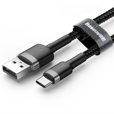 Καλώδιο Baseus Type C για Samsung S20 S22 Quick Charge 3.0 Cable USB C Fast Charger for Huawei P50 Xiaomi Mi 8 USB-C Charger Wire