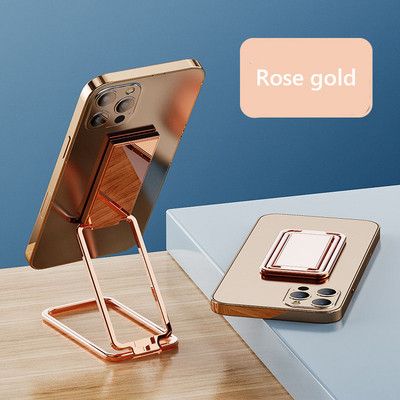 Reguliuojamas mobiliojo telefono laikiklis, skirtas staliniam stovui, 360° besisukantis žiedas, sulankstomas mobiliojo telefono stovas, suderinamas su visais telefonais