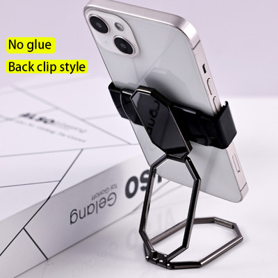 Reguliuojamas mobiliojo telefono laikiklis, skirtas staliniam stovui, 360° besisukantis žiedas, sulankstomas mobiliojo telefono stovas, suderinamas su visais telefonais