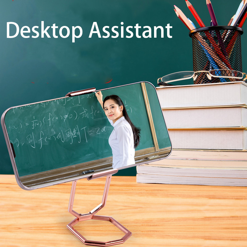 Reguliuojamas mobiliojo telefono laikiklis, skirtas staliniam stovui, 360° besisukantis žiedas, sulankstomas mobiliojo telefono stovas, suderinamas su visais telefonais