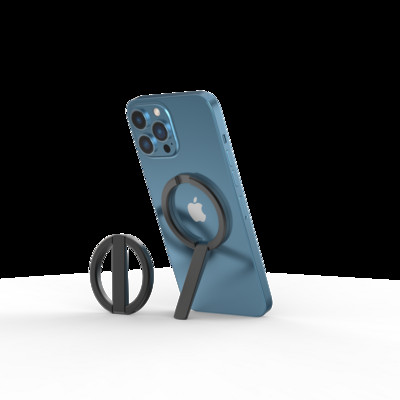 Suport magnetic pentru inel pentru telefon mobil compatibil cu iPhone 12 13 Series MagSafe Suport detașabil pentru mâner pentru telefon mobil