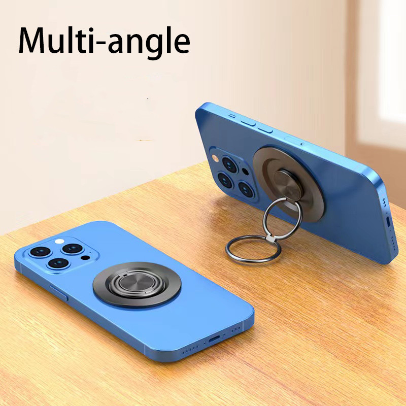 Suport magnetic pentru inel pentru telefon mobil compatibil cu iPhone 12 13 14 Series MagSafe Suport detașabil pentru mâner pentru telefon mobil