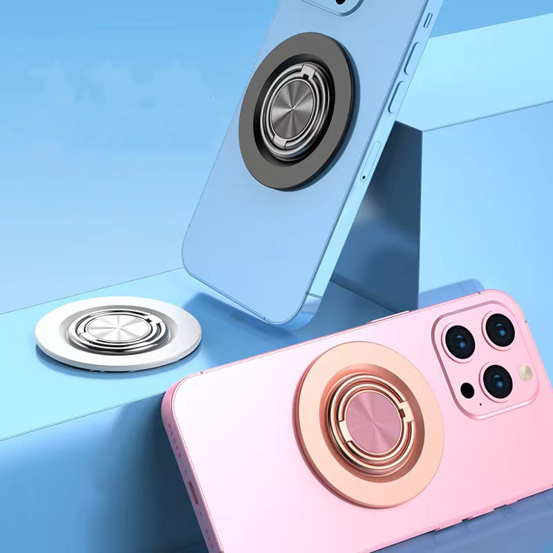 Suport magnetic pentru inel pentru telefon mobil compatibil cu iPhone 12 13 14 Series MagSafe Suport detașabil pentru mâner pentru telefon mobil