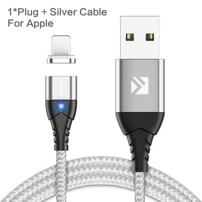 FLOVEME Magnetski kabel USB C kabel za iPhone Micro USB Type-C Magnetski punjač za iPhone 12 3A Brzi magnetski kabeli za punjenje