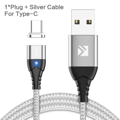 FLOVEME Magnetski kabel USB C kabel za iPhone Micro USB Type-C Magnetski punjač za iPhone 12 3A Brzi magnetski kabeli za punjenje