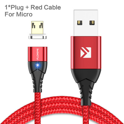 FLOVEME Magnetski kabel USB C kabel za iPhone Micro USB Type-C Magnetski punjač za iPhone 12 3A Brzi magnetski kabeli za punjenje