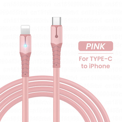 PD 20W rýchlonabíjací USB kábel pre iPhone 14 13 12 11 Pro Max USB Type-C na 8-pinový kábel pre iPhone, dátový kábel USB, nabíjací kábel 2 m