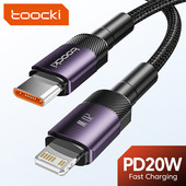 Καλώδιο USB Type C Toocki PD 20W για iPhone 14 13 12 11 Pro XS 8 USB C σε καλώδιο δεδομένων Lightning Καλώδιο γρήγορης φόρτισης για iPhone