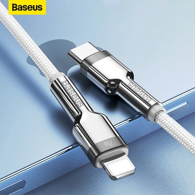 Cablu USB C Baseus pentru iPhone 14 13 Pro Max PD 20W Cablu de încărcare rapidă pentru iPhone 12 11 Încărcător Cablu USB tip C pentru Macbook Pro