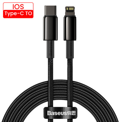 Καλώδιο USB PD Baseus 20W για iPhone 14 13 12 Pro Max Plus Mini Type C Καλώδιο γρήγορης φόρτισης δεδομένων για iPad Mini Air AirWire