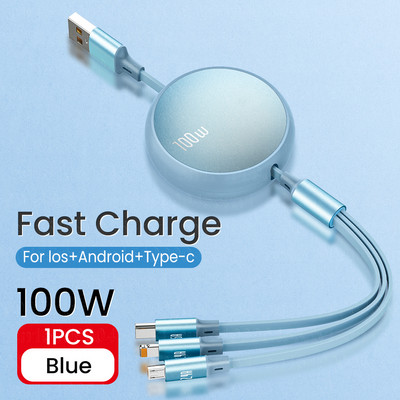 3 az 1-ben adat USB kábel iPhone gyorstöltő töltő kábel Android telefonhoz c típusú xiaomi huawei Samsung töltő vezeték iPadhez