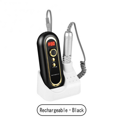 Mașină de găurit electrică profesională pentru unghii, 30000 rpm, mașină de găurit pentru unghii, portabilă, fără fir, pentru unghii acrilice, unghii cu gel, manichiură, reîncărcabilă