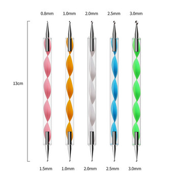 Комплект инструменти за маникюр 15 цветни химикалки с върхове за бормашина Химикалка от калаено фолио, хартия за бижута, бормашина, акрилни нокти, комплект