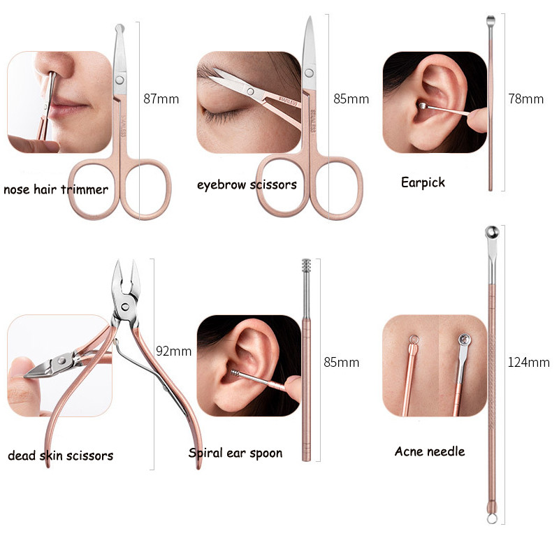 Ψαλίδι Νυχοκόπτη Σετ Dead Skin Πένσα κοπής νυχιών Πεντικιούρ Μαχαίρι Nail Groove Εργαλείο μανικιούρ Οικ.