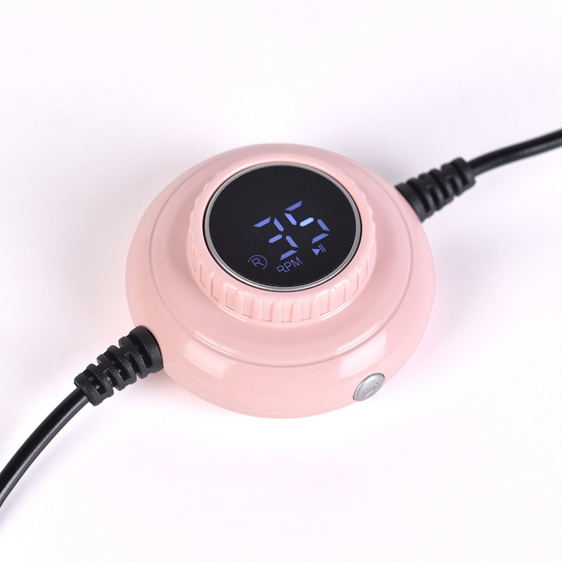 35000RPM Stroj za manikuru Električna bušilica za nokte USB prijenosna manikura s LCD zaslonom Glodalica Olovka za geliranje noktiju