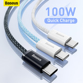 Baseus Καλώδιο USB C 100W Καλώδιο USB C σε USB τύπου C για Macbook Pro ipad PD Καλώδιο γρήγορου φορτιστή Καλώδιο τύπου c για Xiaomi Samsung