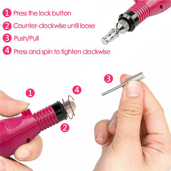 Νέο Hot Portable UV Lamp LED Dry Nail Kit Nail Art Σετ Μανικιούρ Ακρυλικά Εργαλεία Νυχιών SMR88
