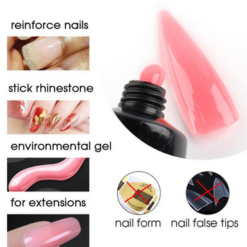 Комплект за нокти с гел Цветен комплект за удължаване на ноктите за начинаещи Популярен комплект за дизайн на нокти Комплект за начинаещи Комплект гел за любителите на маникюр Направи си сам Гел