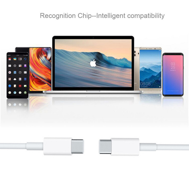 Cablu de încărcare USB-C 2m USB2.0 5A încărcare rapidă Aplicabil pentru MacBook/Pro/Air iPad Pro și adaptor de alimentare tip C 100W 30W 61W 87W