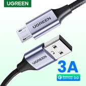 UGREEN Micro USB kábel 3A rýchlonabíjací kábel USB na Micro USB 2.0 nabíjací kábel pre Android pre Samsung Galaxy S7 S6 Note