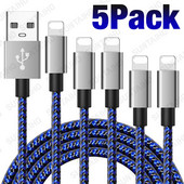 5 csomag USB kábel iPhone 12 11 Pro XS Max XR X gyorstöltő kábel iPhone 7 8 6s Plus iPad adat USB töltő iPhone kábelhez