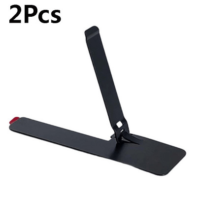 Tkey 2Pcs Ultra-Thin Mini Metal Πτυσσόμενη βάση τηλεφώνου Υποστήριξη κινητού τηλεφώνου Μεταλλική ανθεκτική βάση στήριξης για Apple Android Dropship