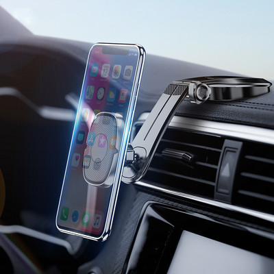 TKEY Magnetski držač za telefon u automobilu, metalni držač za ventilacijski otvor u automobilu, držač za mobilni telefon za redmi note 8, univerzalno postolje