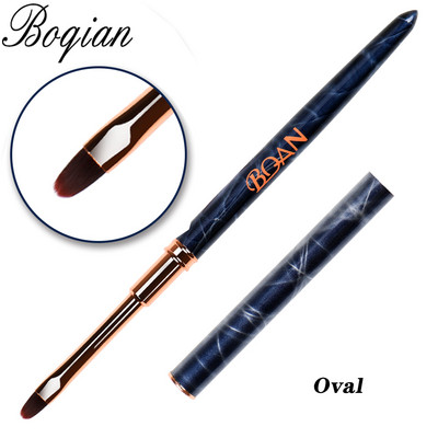 BQAN Marbled Rose Gold küünehari geelpintsel maniküüriks Akrüül UV-geeli pikenduspliiats küünelaki maalimiseks joonistuspintsel