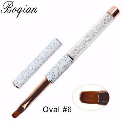 BQAN Marbled Rose Gold küünehari geelpintsel maniküüriks Akrüül UV-geeli pikenduspliiats küünelaki maalimiseks joonistuspintsel