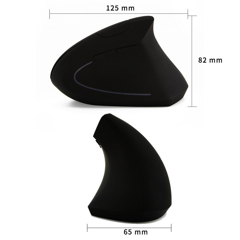 CHYI Ergonomski okomiti miš 2.4G bežični desna lijeva ruka Računalni miševi za igranje 6D USB optički miš Gamer Mause za prijenosno računalo