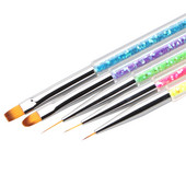 Profesionalni set četkica za crtanje noktiju Liner za manikuru Točkanje Olovka za crtanje UV gel lak Akrilna boja Dodaci Komplet alata