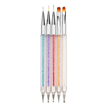 Profesionalni set četkica za crtanje noktiju Liner za manikuru Točkanje Olovka za crtanje UV gel lak Akrilna boja Dodaci Komplet alata