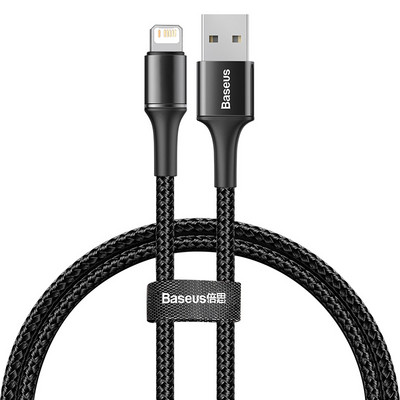 Baseus Lighting USB-kaabel iPhone 12 11 Pro Max X XR XS kiirlaadimise laadija kaabel iPhone 8 7 6 6s iPadi andmejuhtme juhe jaoks