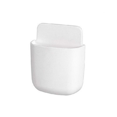 Samoljepljiva kutija za pohranu daljinskog upravljača Zidni držač za mobilni telefon, postolje, organizator za olovke, držači za četkice za zube 11,5x9 cm