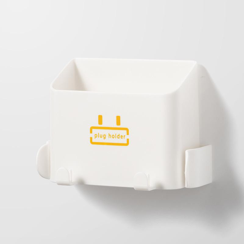 Pie sienas stiprināma organizatora kastīte Mājas biroja perforators Bezmaksas TV tālvadības pults glabāšana Tālruņa kontaktdakša Sienas turētājs uzlādes daudzfunkciju āķi